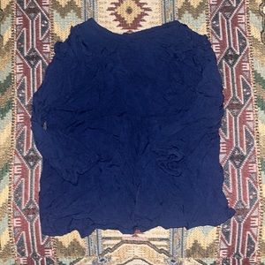 Gb girls 6x long sleeve ruffle shoulder blouse